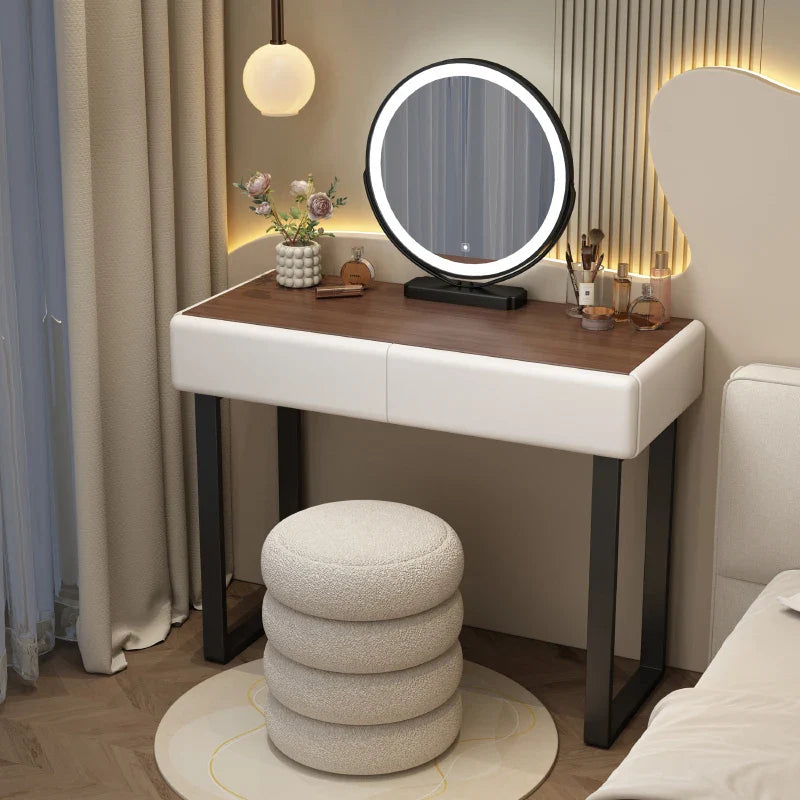 Small Bedroom Vanity Table Organizer Minimalist Chep Comfortable Dressing Table European Modern Penteadeira Postmodern Furniture