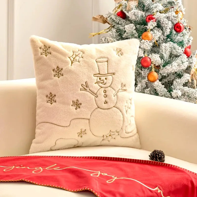 DecorBites™ Pillow Cover Embroidery Solid Color