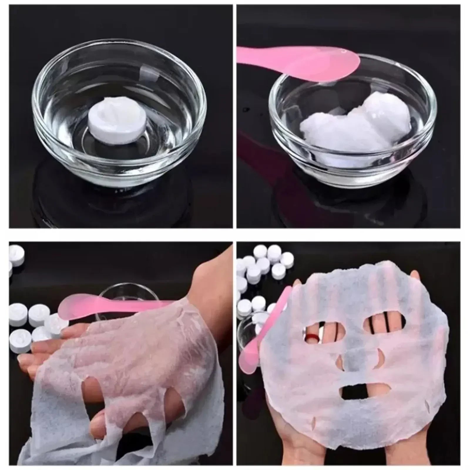 Disposable Compressed Face Mask Pack