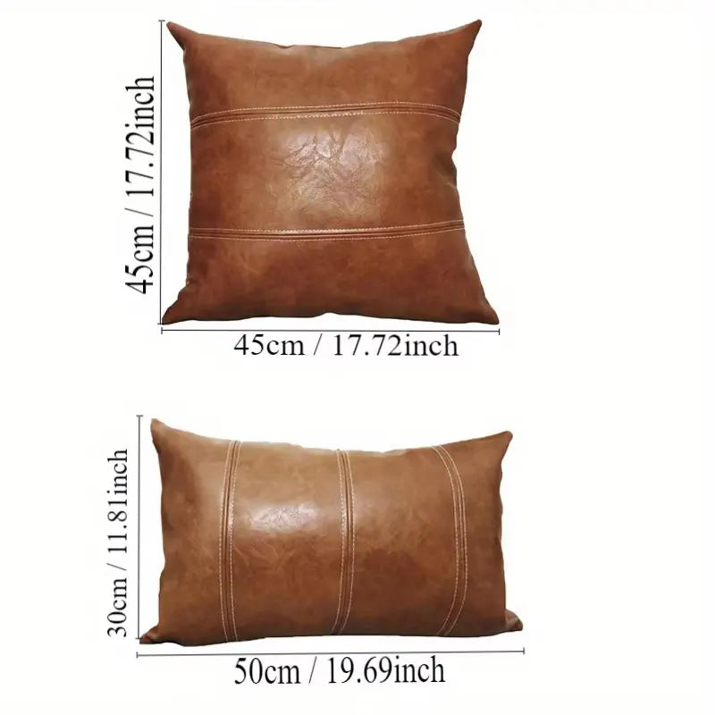 Faux Leather Pillow Covers Outdoor