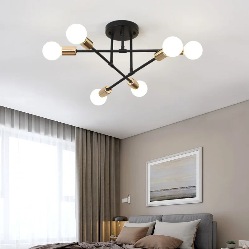 DecorBites™ LED Ceiling Lamp Modern 6-Head