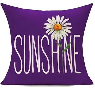 Outdoor Pillowcase 40x40cm Daisy Design