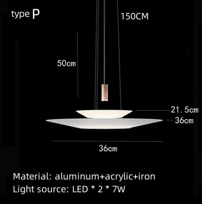 DecorBites™ Chandeliers LED Ceiling Hanging Lamps