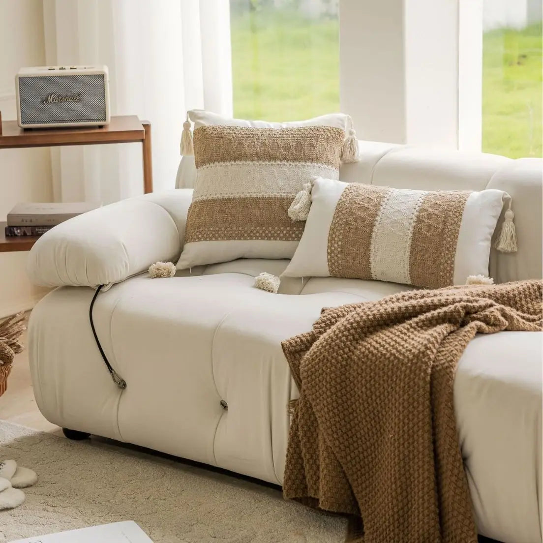 Boho Throw Pillow Cover Decorative