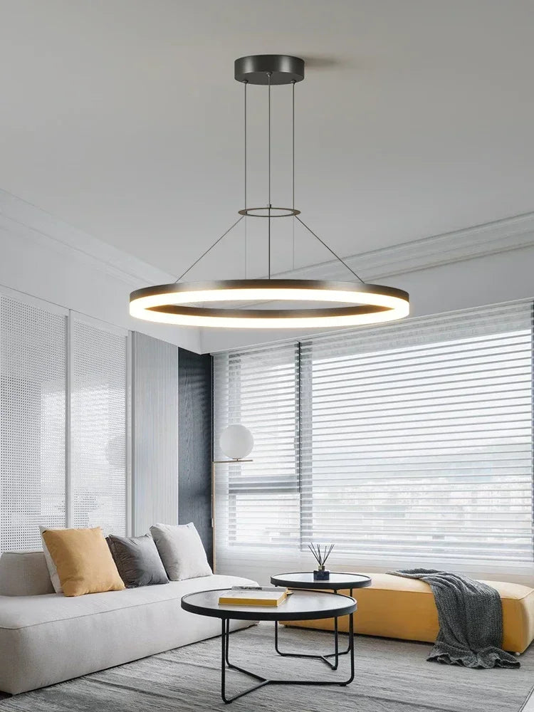 DecorBites™ Led Pendant Lamp Black Ring