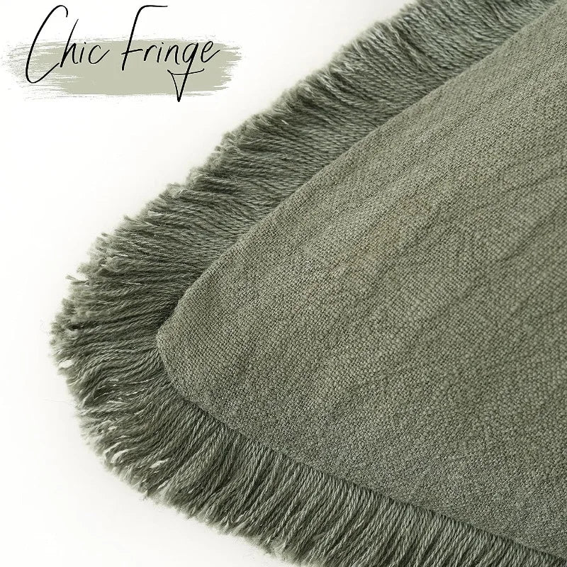 Green Cotton Cushion Cover 45x45cm