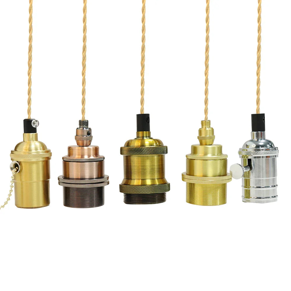 DecorBites™ Aluminum Vintage Chandelier Lamp Holder