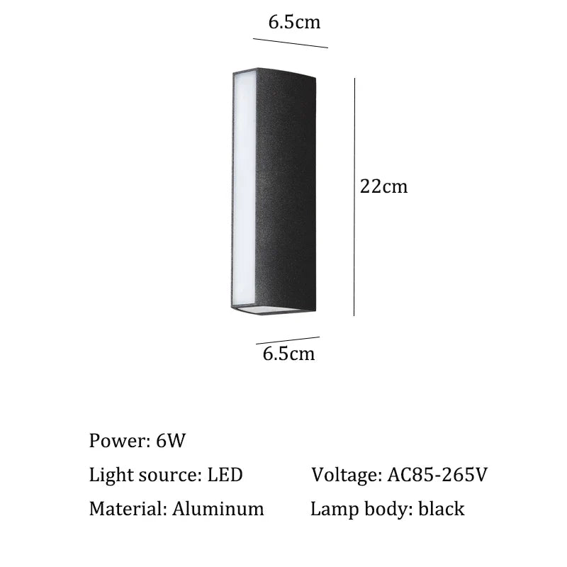 DecorBites™ Waterproof LED Outdoor Wall Lamp