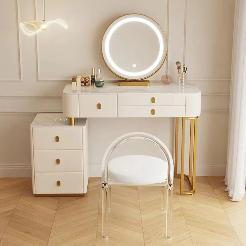 Modern Bedroom Vanity Table Storage Decor Dresser Vanity Table Drawer Coiffeuse Maquillage Meuble Femme Bedroom Furniture