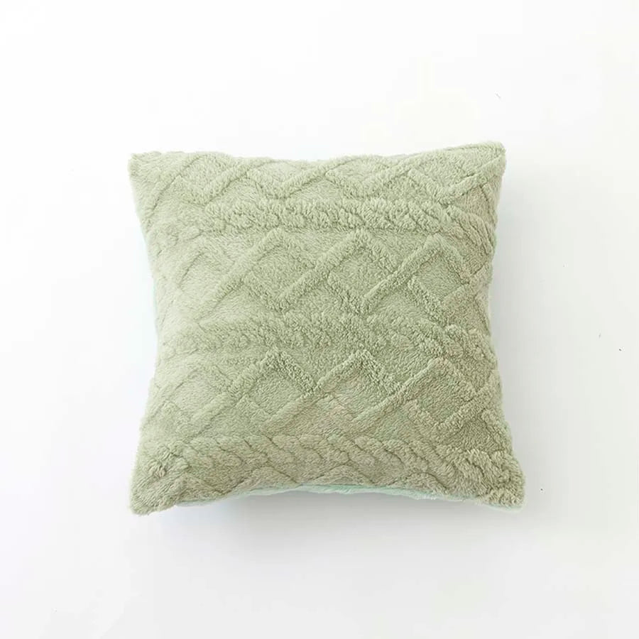 Geometric Cushion Cover 45x45cm Plush