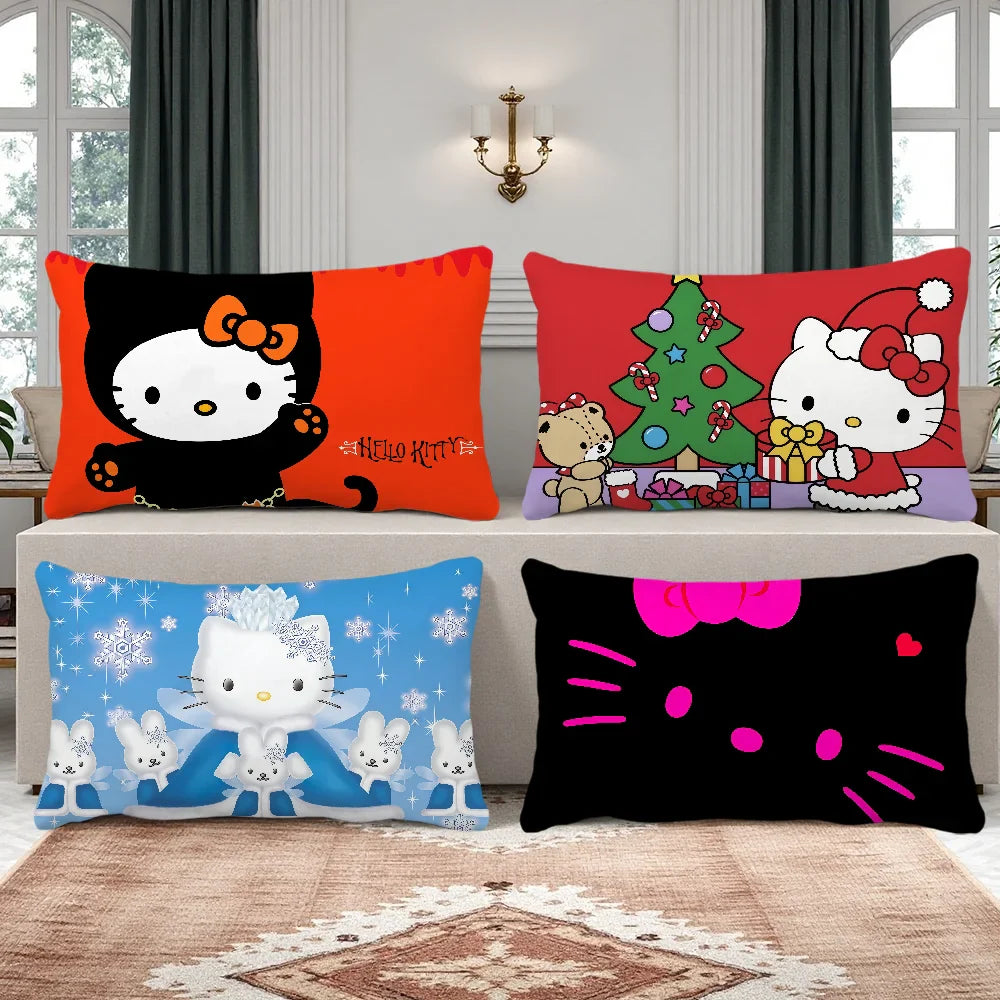 Christmas Kawaii Pillow Cover Rectangle