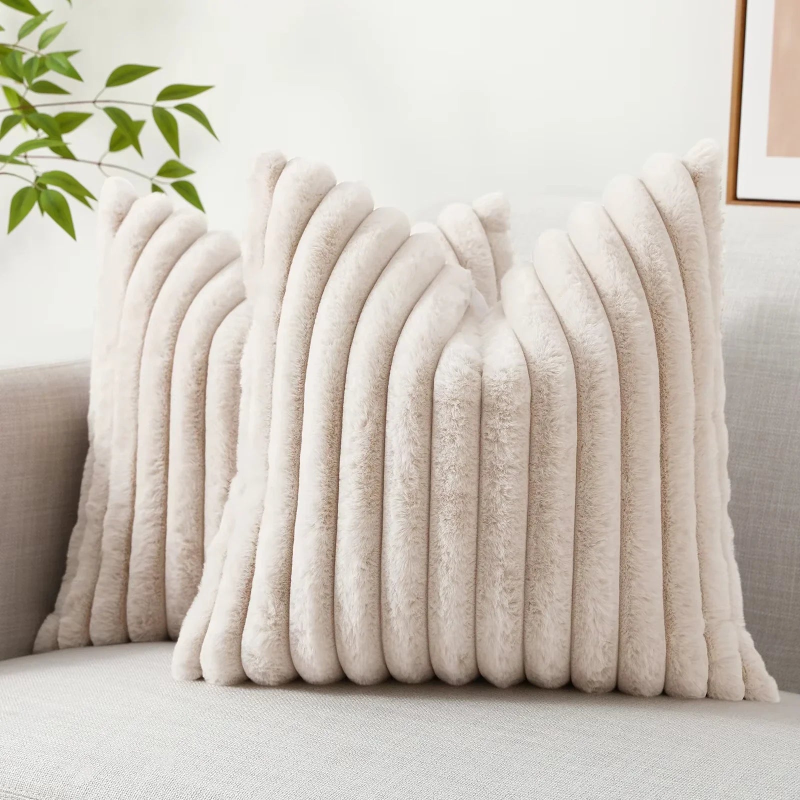 Pillow Cover Nordic Fluffy 50x50cm