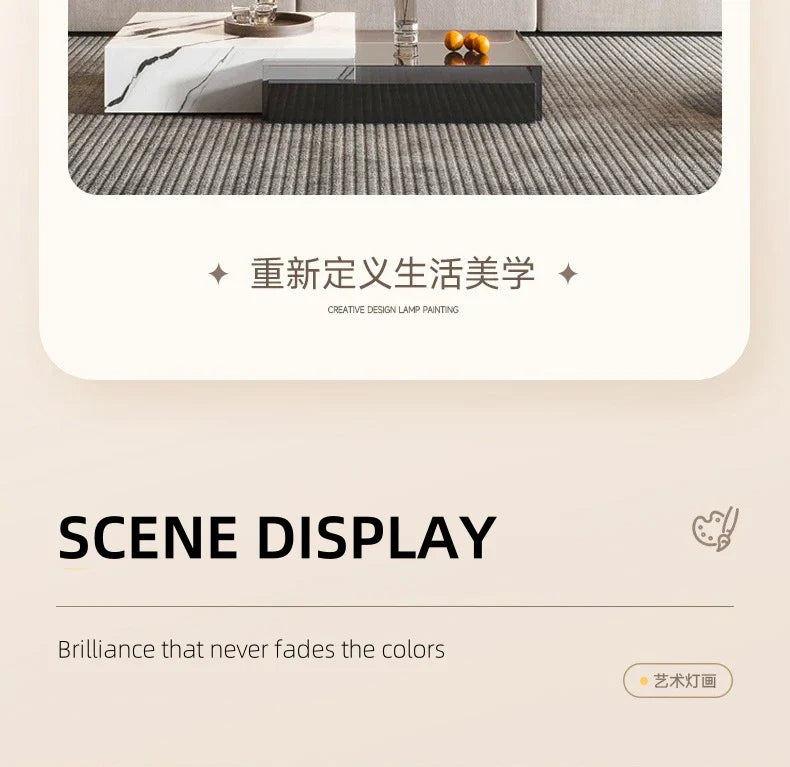 Dlight Decor Artistic Wood Crystal Wall Glow Light