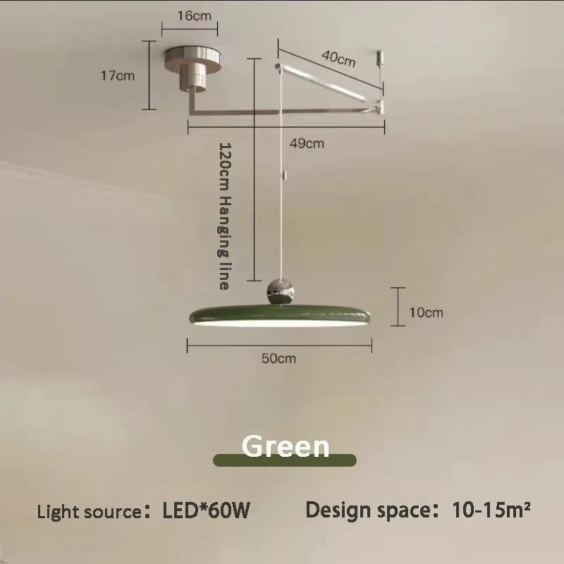 DecorBites™ Rotatable LED Pendant Light Iron