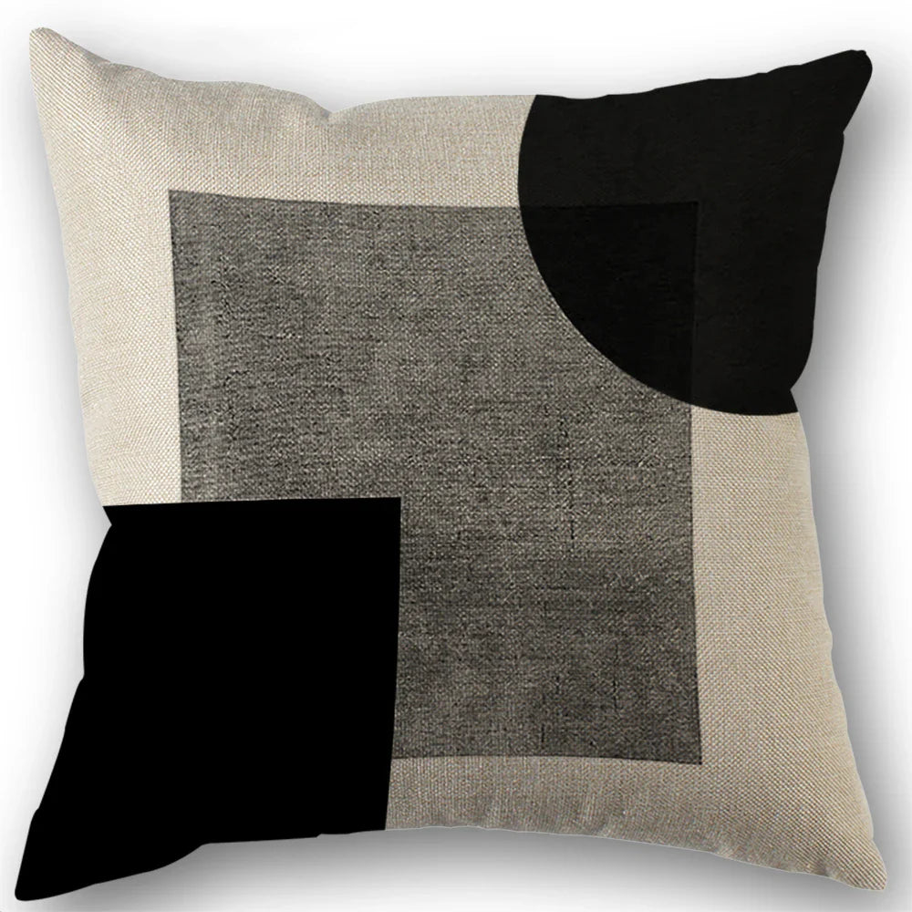 Abstract Geometric Throw Pillow Covers