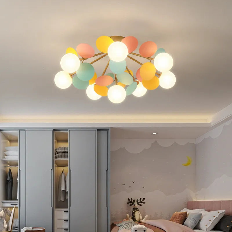 Nordic Kids Bedroom Ceiling Lamp - Modern Ceiling Light for Nursery Decor