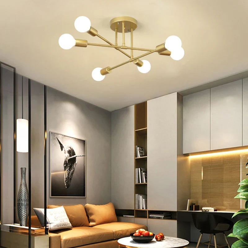 DecorBites™ LED Ceiling Lamp Modern 6-Head