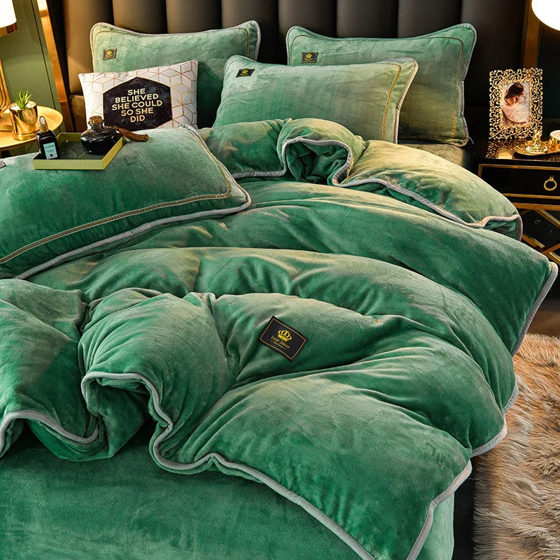 Winter Fleece Bedding Set