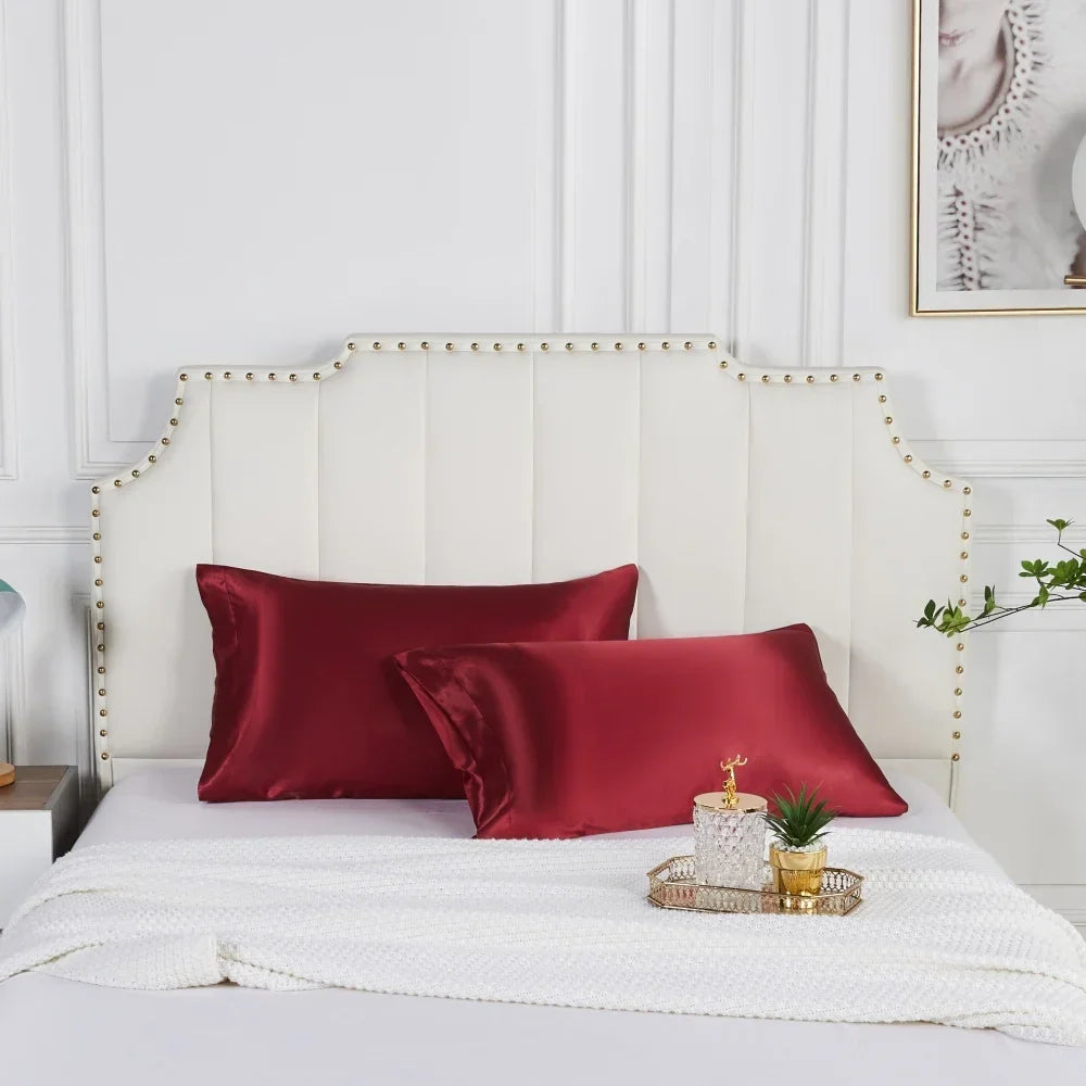 Silk Pillowcase Luxury Bedding Decor