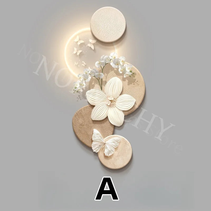 Dlight Decor Butterfly Mural Light for Entrance Walls