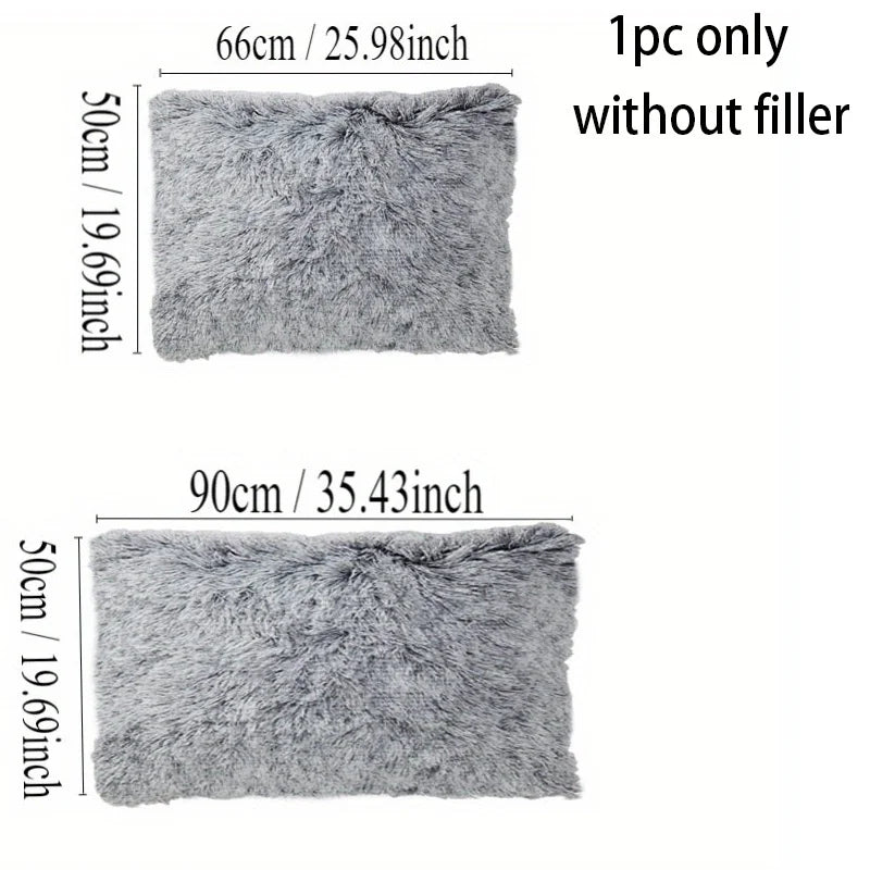 Faux Fur Velvet Pillowcases Soft