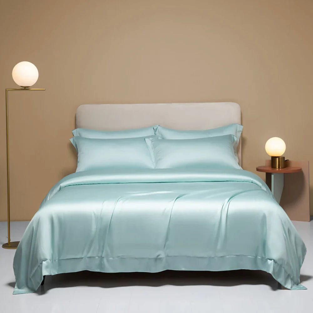 Silk Bedding Set Double King Queen