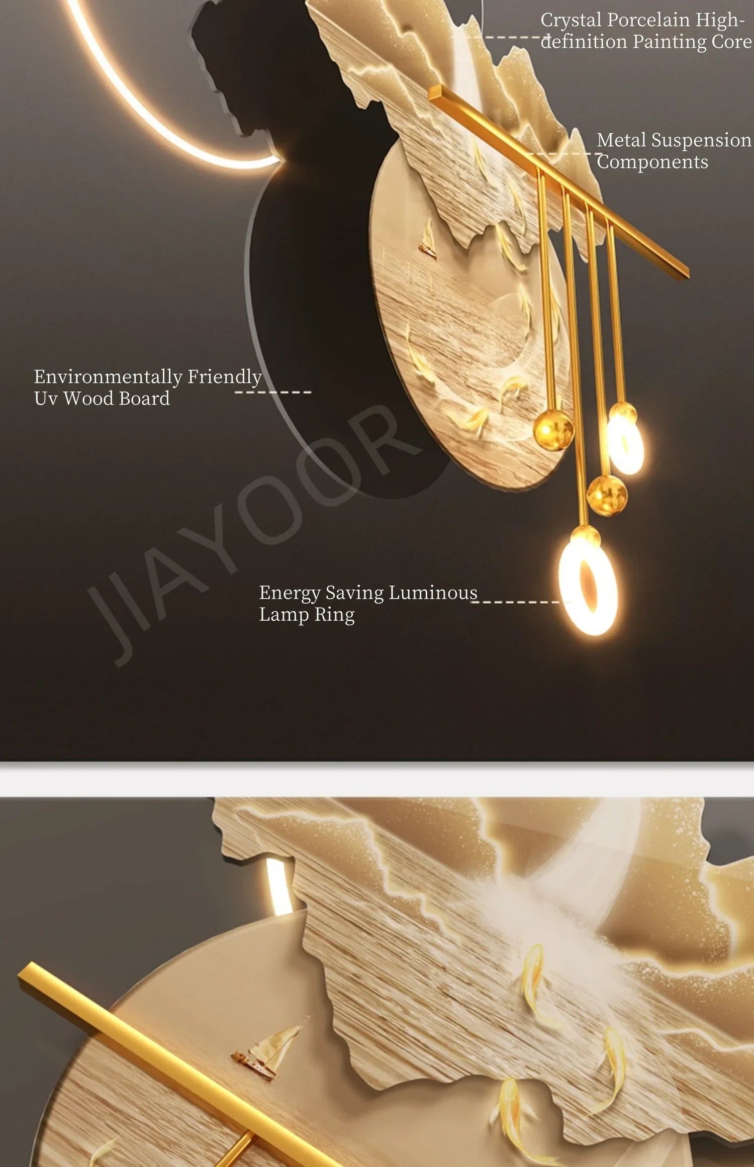 Dlight Decor Butterfly Mural Light for Entrance Walls
