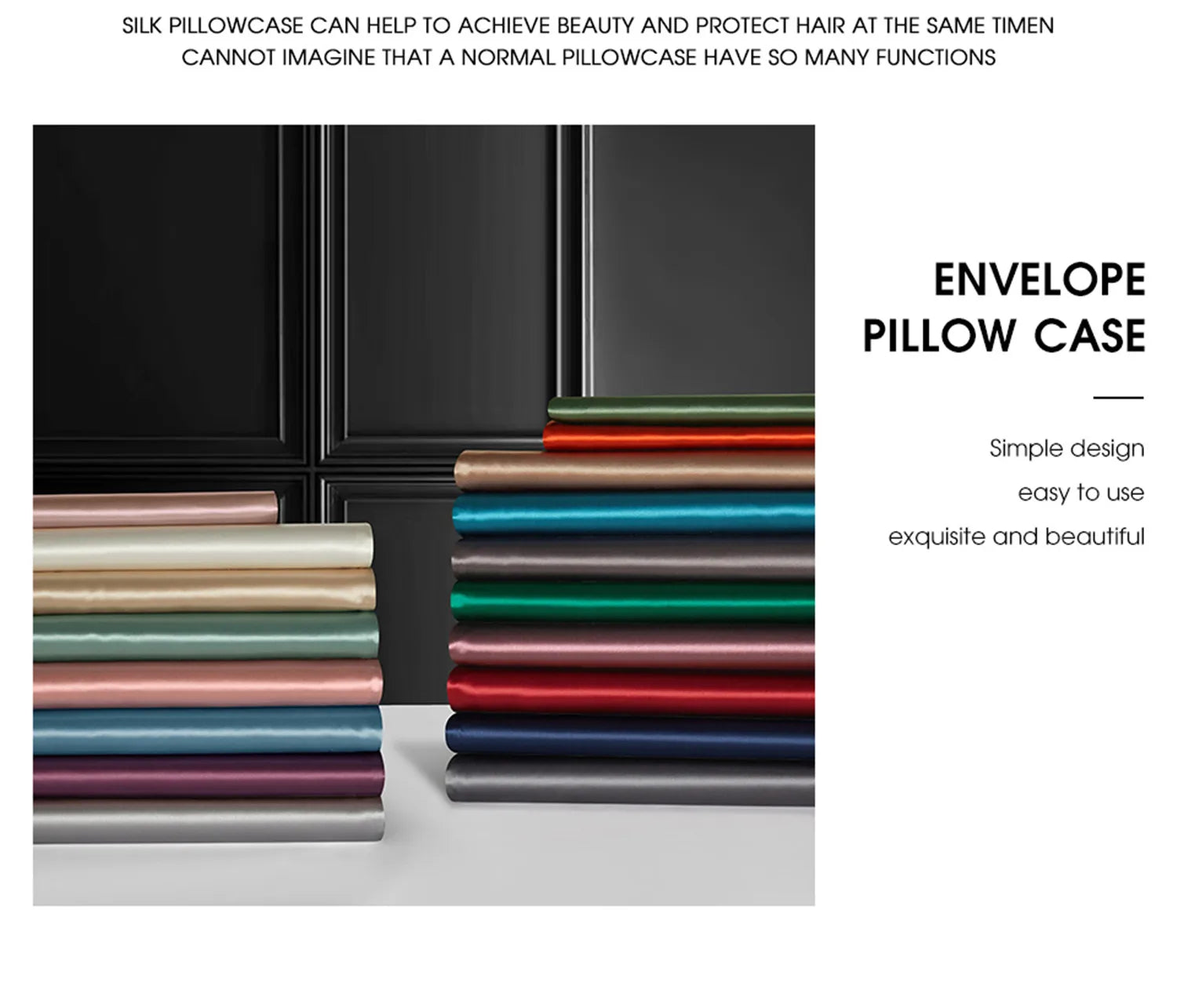 Mulberry Silk Pillowcase Lyocell Underside