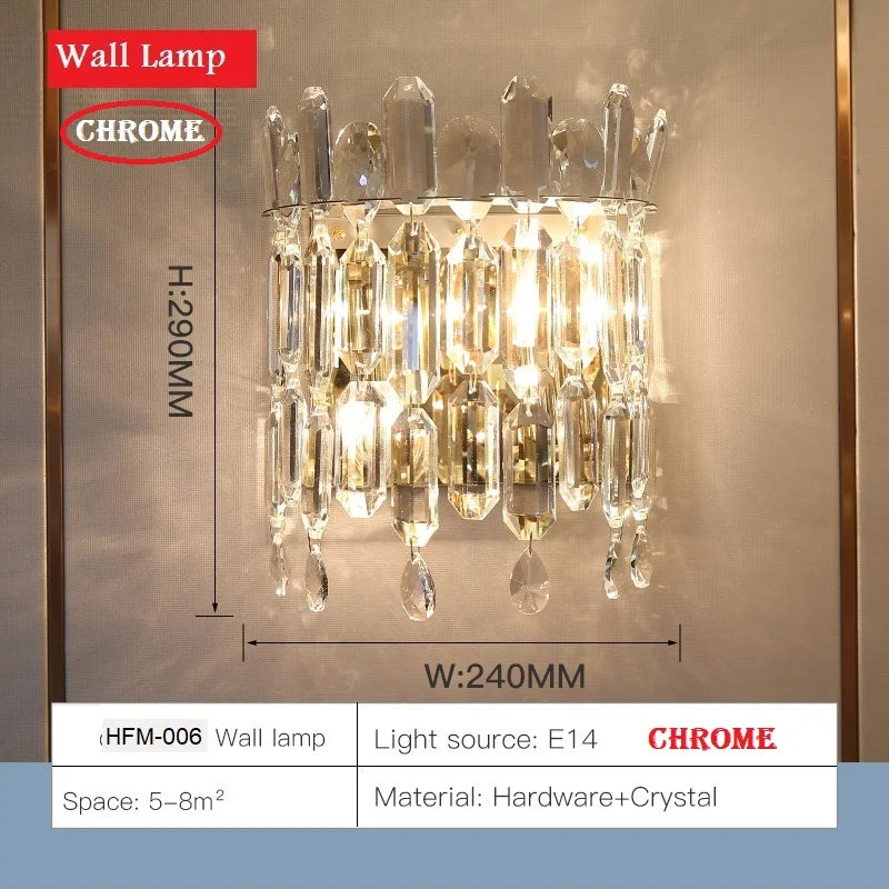DecorBites™ Crystal Pendant Chandelier Adjustable Lighting