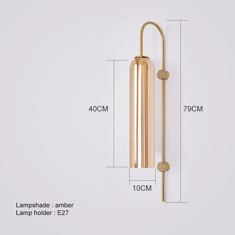 DecorBites™ Glass LED Wall Lights Bedside Decor