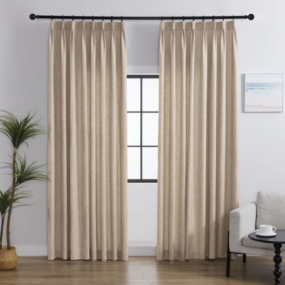 Sebastian Rough Linen Textured Curtains
