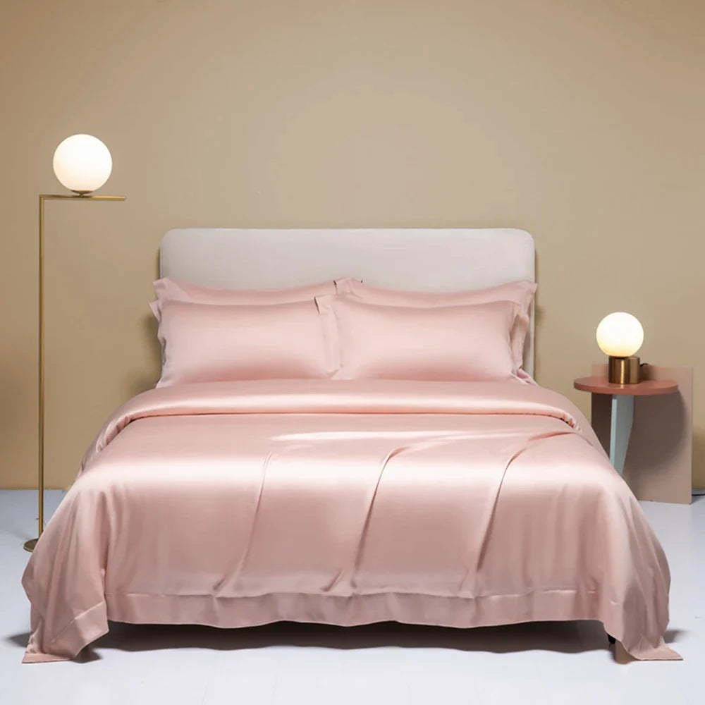 Silk Bedding Set Double King Queen