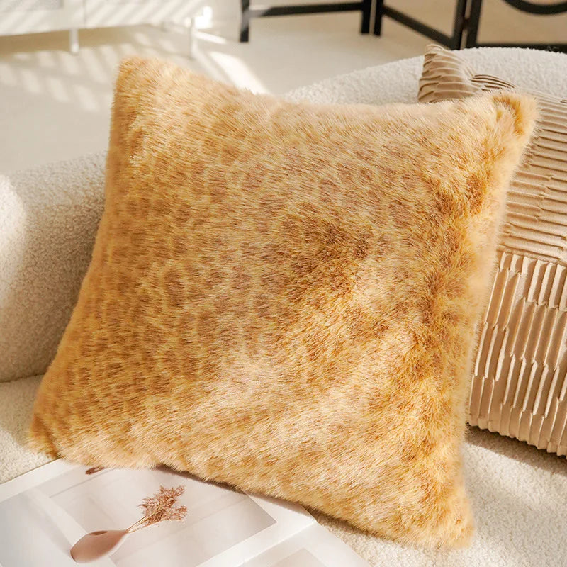 Brown Luxury Throw Pillow Cover