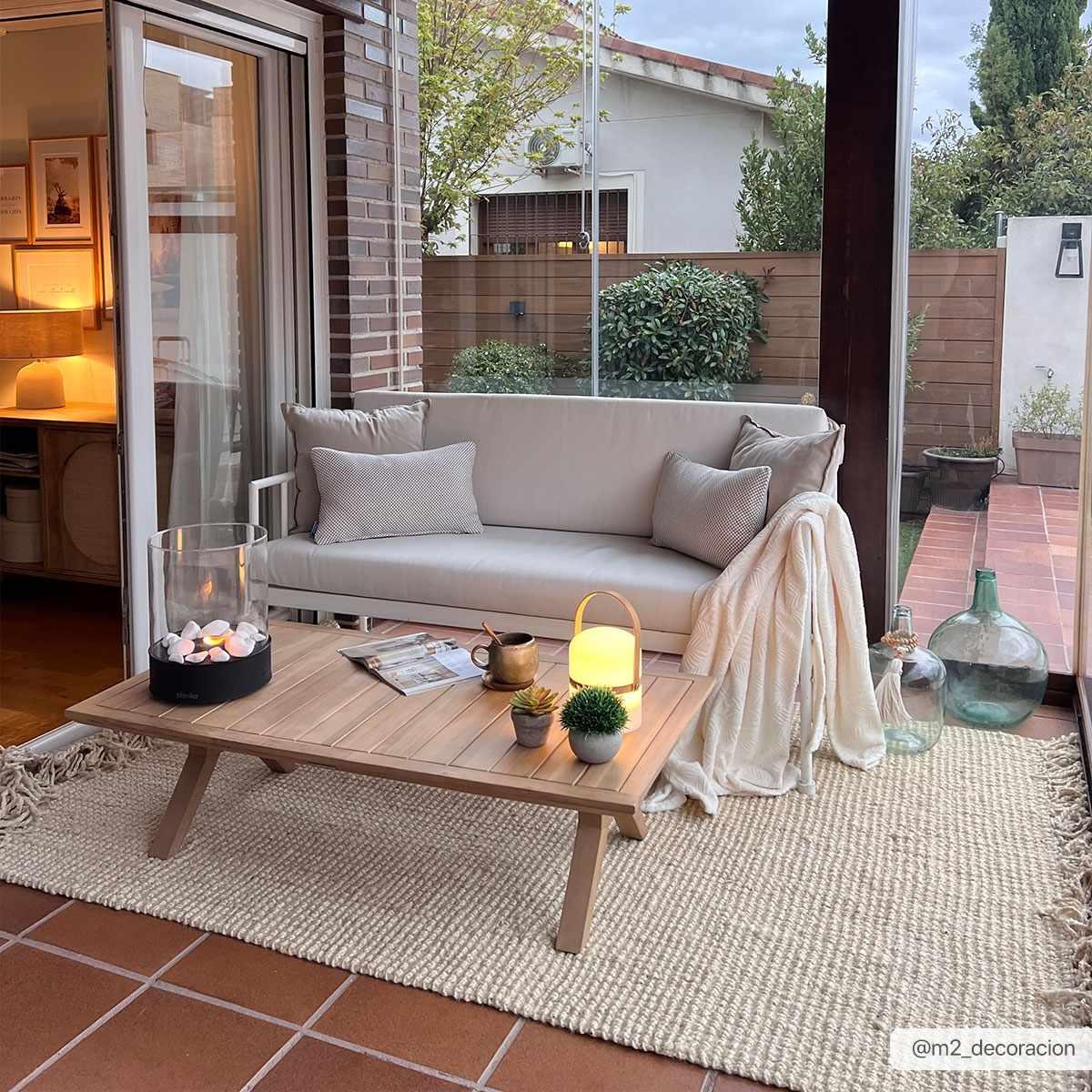 Senneterre Bleached Jute Rug - PRHOMZ