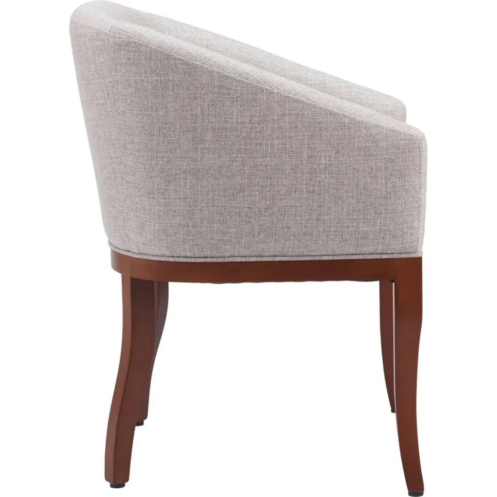 Serasa Wood Gray Armless Dining Chair