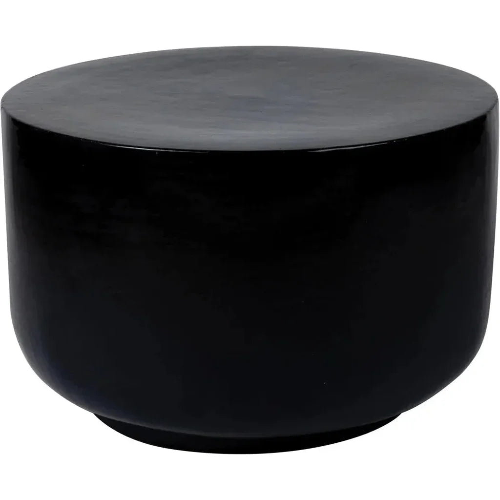 Serenity Grazed Side Table Black Outdoor Accent Table