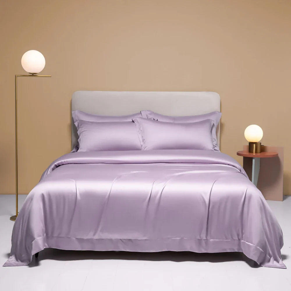 Silk Bedding Set Double King Queen