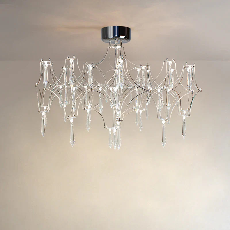 DecorBites™ Crystal Chandelier Ceiling Light Fixture