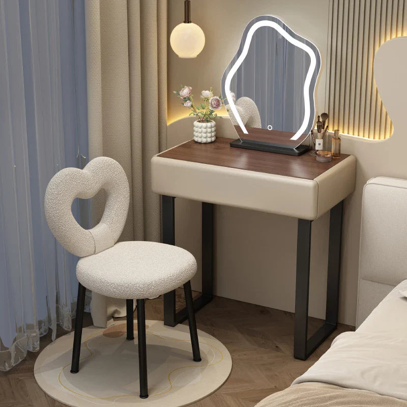 Small Bedroom Vanity Table Organizer Minimalist Chep Comfortable Dressing Table European Modern Penteadeira Postmodern Furniture