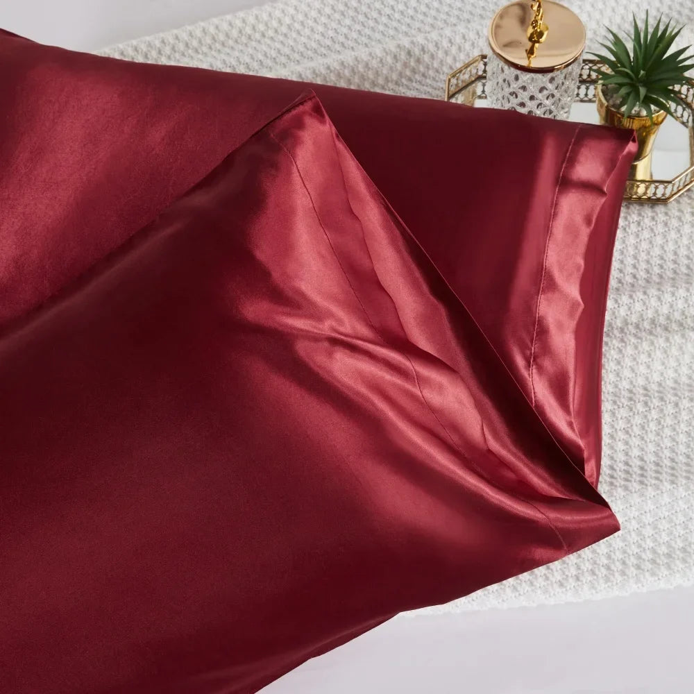 Silk Pillowcase Luxury Bedding Decor