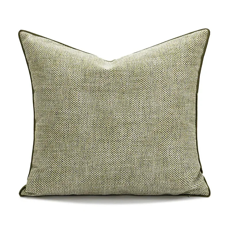 Green Pillow Cover Decorative Geometric
