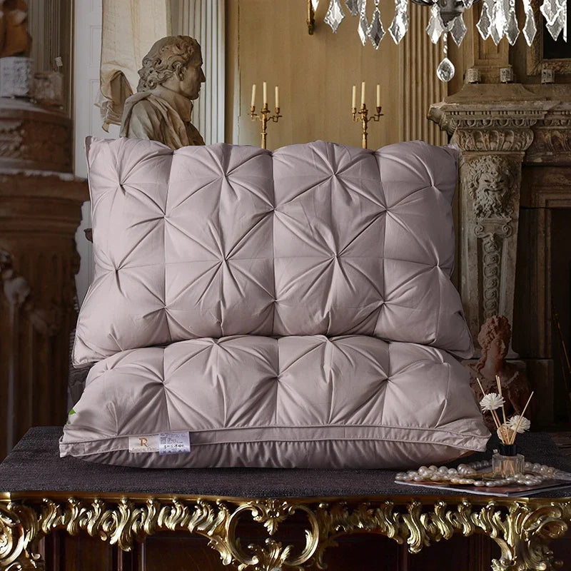 Goose Down Neck Support Pillow