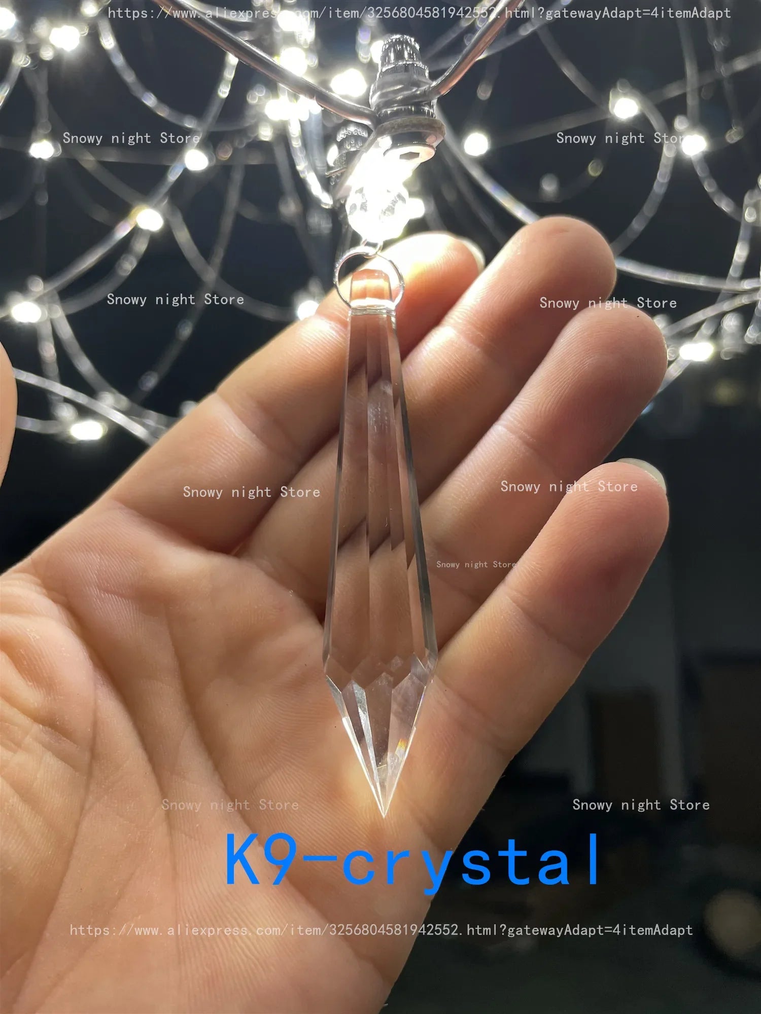 DecorBites™ Crystal Chandelier Living Room Light