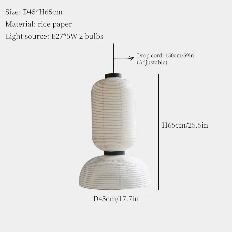 Pendant Light Rice Paper Lantern
