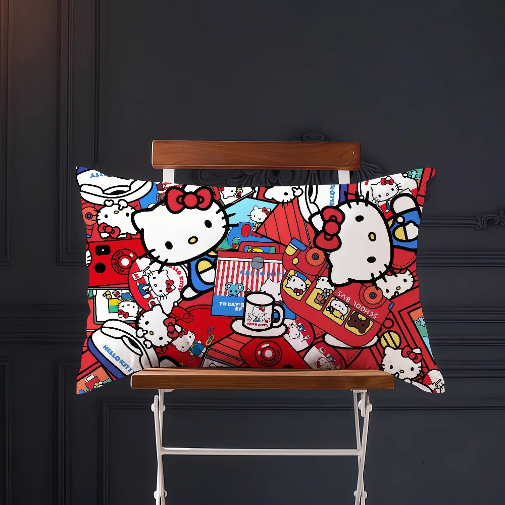 Christmas Kawaii Pillow Cover Rectangle
