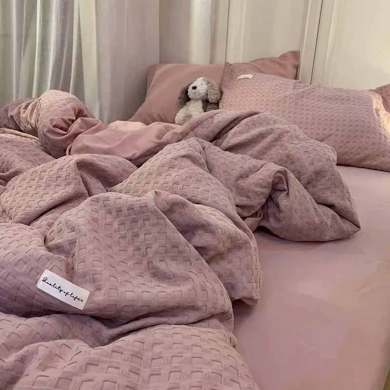 Cotton Bedding Set Olive Green