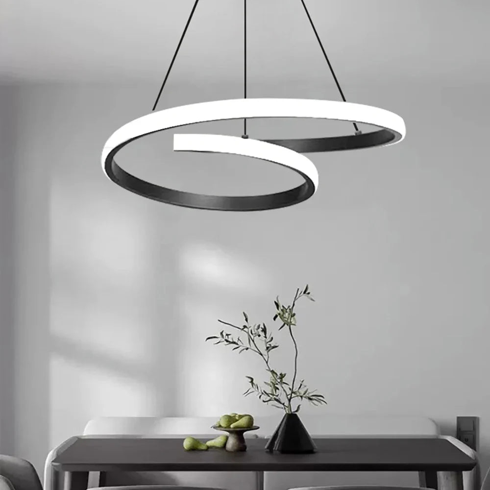 DecorBites™ LED Pendant Light Minimalist Double-Ring