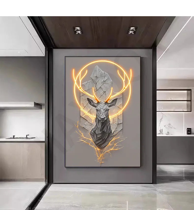 Dlight Decor Reindeer Wall Glow for Luxe Entry Spaces