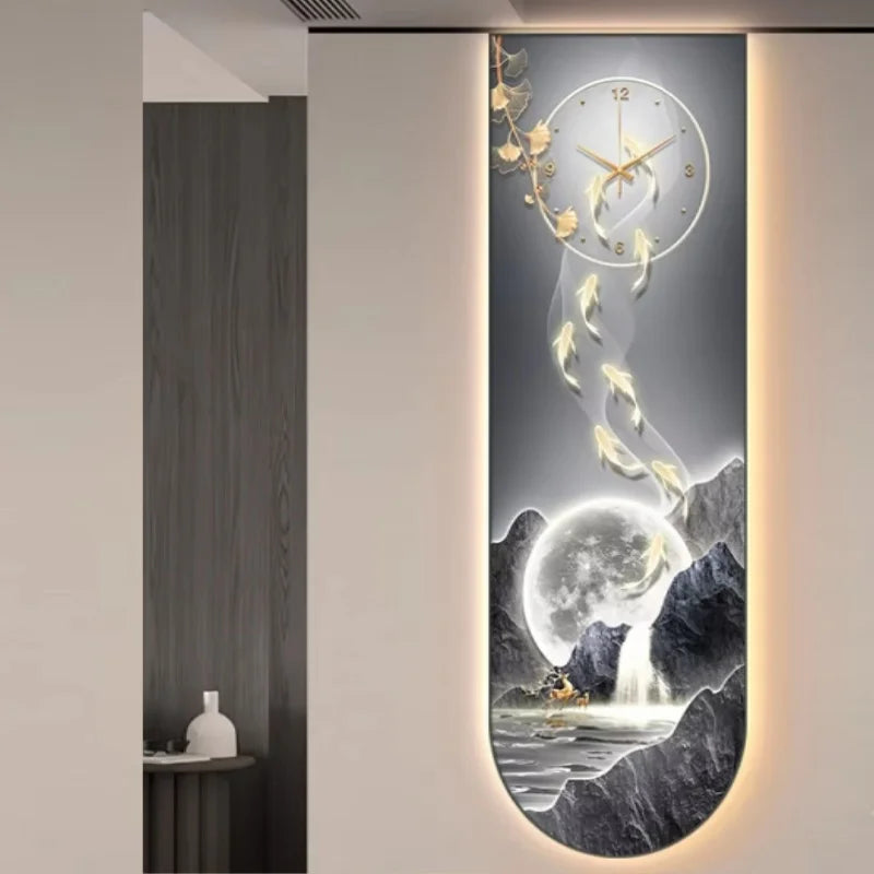 Dlight Decor Luminous Wall Clock with Elegant Glow