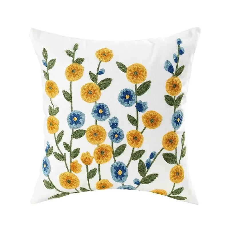 Blue Throw Pillow Cover Luxury Decor
